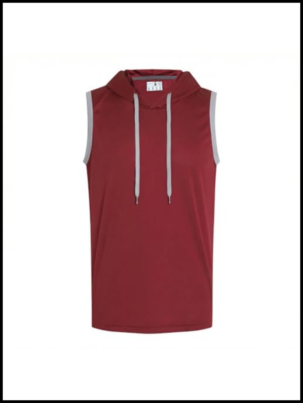 Men's Sleeveless Hooded Tank Top Quick Dry Bodybuilding Gym Workout Pullover